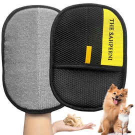 Pet Hair Removal Glove, 1 Pcs Electrostatic Gloves Pet Hair for Cats & Dogs, Washable - Reusable Static Pet Hair Remover Gloves, Efficient Magic Pet Grooming Glove, Remove Cat/Dog Fur From Clothing