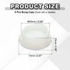 uxcell 6Pcs Bung Cap, 2 1/2'' Plastic Bung Hole Caps,