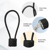 Pack of 2 Cable Lock with Key, Robust Padlock with