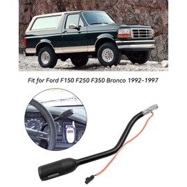 EMIHO Transmission Gear Shifter Lever and Overdrive Switch Kit Fit for Ford Bronco F-150 F-250 F-350 F53 F59 1992-1997 Replace F4TZ-7210-B F4TZ7210B F2TZ-7210-F