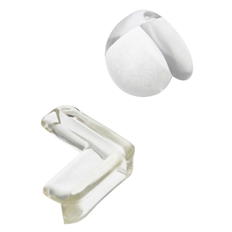 Acorn Baby Clear Corner Guards - 20pk Round and Square