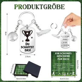 Football Gifts Boys, Communion First Communion Confirmation Confirmation Gift Boy, Keyring Football Gifts for Boys, You Create The Motivational Gift for Football Fans, a