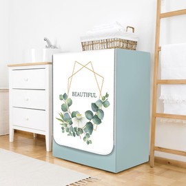 Washing Machine Cover, Front-type Washing Machine Cover, Washing Machine Protection, Waterproof Fabric, Outdoor, Sunscreen, Light Resistant, Waterproof, Dustproof, Moisture-proof, Oxford, Washing