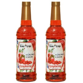 Jordan's Skinny Syrups Raspberry, Sugar Free Flavoring Syrup, 25.4 Fl Ounce Bottle (Pack of 2)