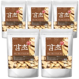 Domestic licorice 500g 5 packs / 국산 감초 500g 5개