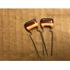 Mullard 2 NOS Mullard Tropical Fish .0015 uf 400v Capacitors