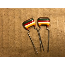 Mullard 2 NOS Mullard Tropical Fish .0015 uf 400v Capacitors Guitar Treble Bleed (Qty)