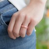 ThunderFit - Anillo de boda de silicona para mujer, 10/16