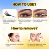 EMEDA Eyelash Clusters 8 mm Cluster Eyelashes Individual Eyelashes DIY