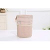 Makeup Bags for Women, Waterproof Round Travel Drawstring Make Up