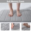 Homaxy Memory Foam Bathroom Bath Mat, Absorbent Non-Slip Bath Mat,