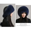 Women Real Fox Fur Hat Winter Thick Warm Luxury Pelt