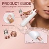 Facial Hair Remover for Women, Rechargeable Cordless Electric Trimmer with