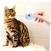 CIYODO 4pcs Interactive Cat Toys Plush Whale Shaped Kitten Toy
