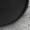 DOITOOL Nonstick Sizzling Steak Plate with Wooden Base Cast Iron
