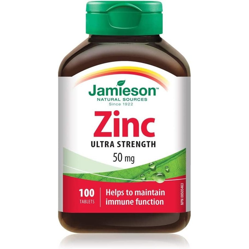 Jamieson Jamieson Laboratories Zinc 50 Mg, 100 Count (Pack of