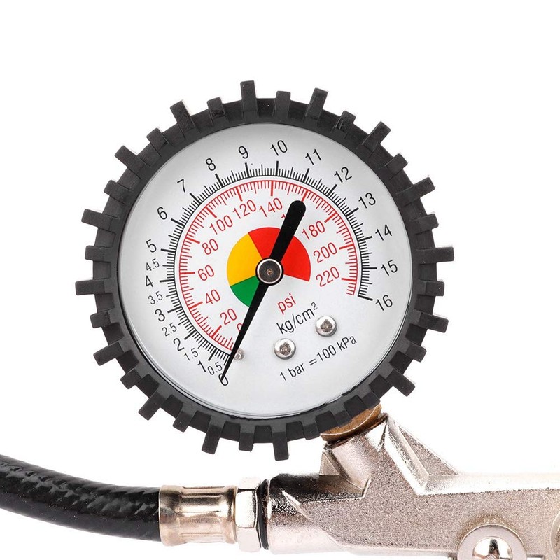 Multi-functional Car Tyre Pressure Gauge Inflator Pump Gun Inflator Gauge