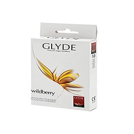 Glyde Ultra Wildberry / Waldbeere 10 violette Condome, vegan
