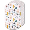 Lovely Hippo 2 x Fitted Sheets 100% Cotton – Compatible