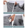PULI Mens Golf Shorts 10 inch Inseam Casual Flat Front