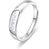 RISE SU MISURA AAA Cubic Zirconia Diamond Rings for Women,