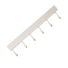 30 cm Hook Rail Kitchen Hanger for Kitchen Utensils, White