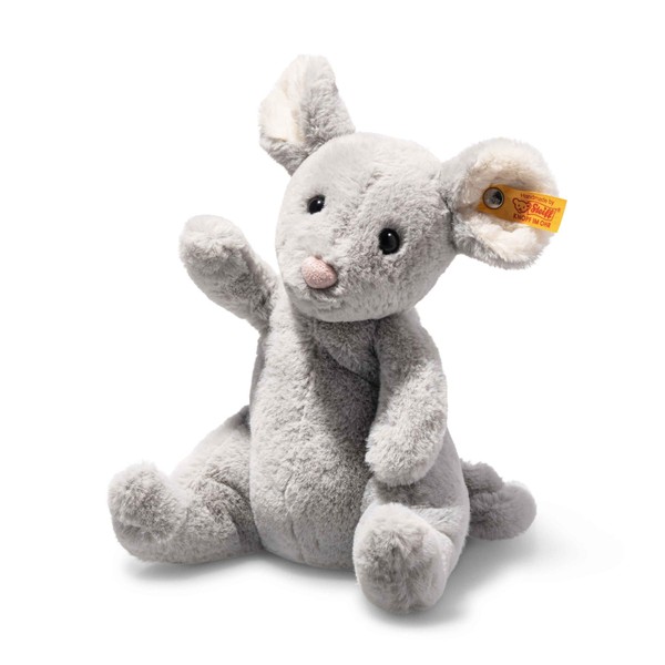 Steiff 056246 Soft Cuddly Friends Cheesy Ratón, Gris Violeta, 19