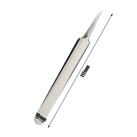 Professional Comedones Extractors Stainless Steel Ingrown Hair Tweezers Blackhead Remover Splinter Sharp Tip Tweezers for Acne