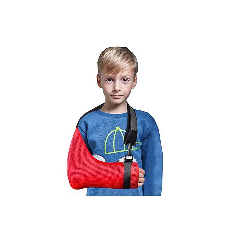 Red 6-7 Comfort Arm Sling Shoulder Collarbone Support