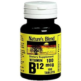 NAT B Vitamin B-12 TB 100MCG 100