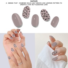 Adora Couture Semi Cured Gel Nail Strips | 30pcs Purple Gradient Ombre Glitter Wrap Gel Nail Sticker | Gel Stickers for Nails UV Light Required (The Vintage)