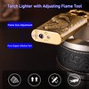 Torch Lighter, Relief Dragon Design Magic Dual Flame Lighter with