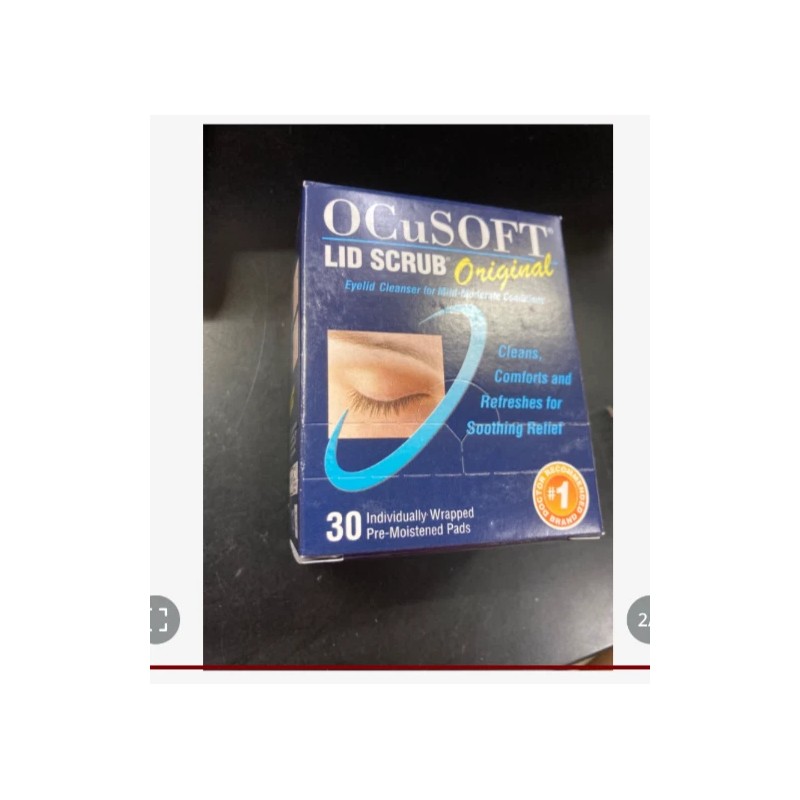 OCuSOFT Lid Scrub Original Pre-Moistened Pads for Irritated Eyelids