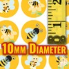 900 Mini Buzzing Bees Dot 10mm Spot Reward Stickers for