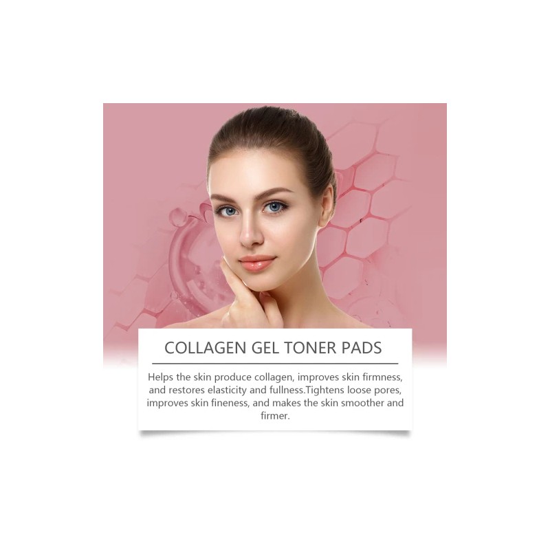 West Month Collagen Cotton Pad Facial Brightening Moisturizing Gentle Skin