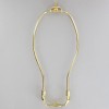 Lamp 9" TALL BRASS PLATED REGULAR LAMP HARP LAMP PART