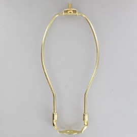 Lamp 9" TALL BRASS PLATED REGULAR LAMP HARP LAMP PART NEW 54045J