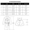 Men's Satin Bathrobe, Lightweight Silk Long Sleeve Bathrobe with Shorts