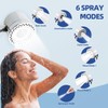 Wallona High Pressure Filter Shower Head, Handheld Silver Shower Head