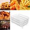 3 Layer Fryer Grilling Rack Stainless Steel Fryer Stakable Racks