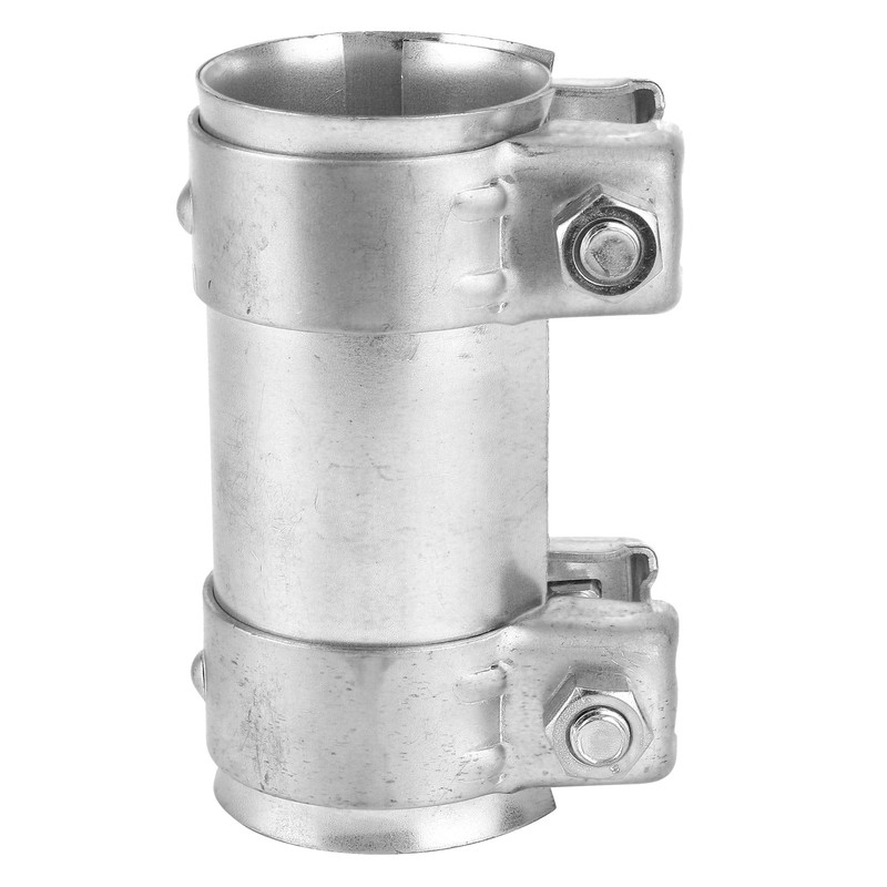Exhaust Muffler Tube Connector Joiner Dual Clamp Sleeve 2in/51mm Automobile