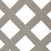 White Plastic Lattice Fence (48 in.) for Use with Fanta-Sea