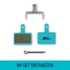 Miles Racing Bicycle Disc Brake Pads Sintered for Shimano Deore,