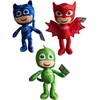 PJ Masks Complete Set with 3 Plush Figures Catboy Owl
