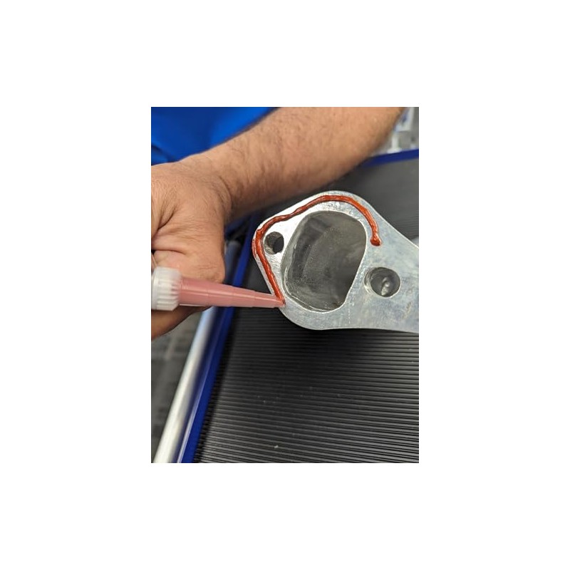 Permatex 81409 High-Temp Red RTV Silicone Gasket, 11 oz.