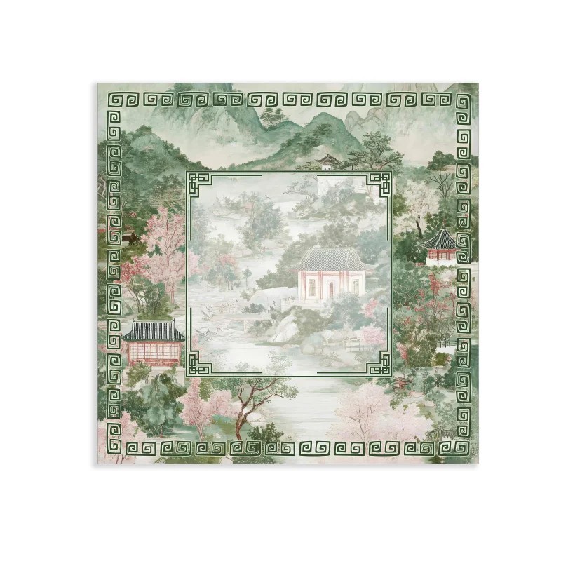 Engraved American Mahjong Tiles 160PCS, Luxury 4-Layer Green Acrylic Set,