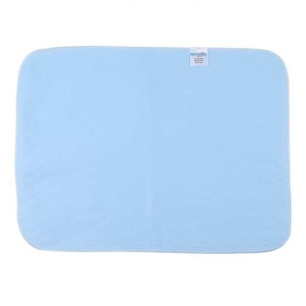 2pcs PVC Waterproof Incontinence Bed Pad,4 Layer Washable Bedwetting Underpads, Fast Absorption Urine Pad for Children and Adult(45 * 60cm)