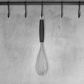 Lurch Tango Egg Whisk 30cm, Stainless Steel Silver/Black, 7x7x30 cm