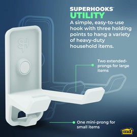 M-D Building Products 15005 Utility Hook - White