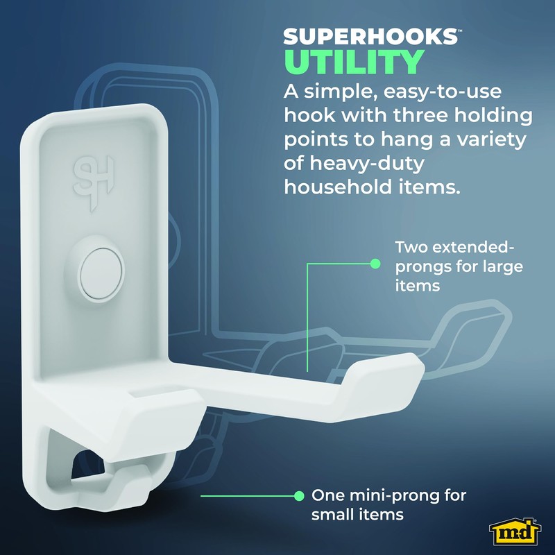 M-D Building Products 15005 Utility Hook - White